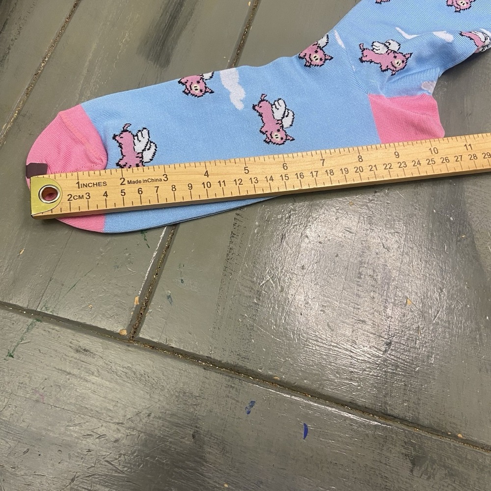 Johnston & Murphy Mens When Pigs Fly One Size Novelty Dress Socks - NWT - Picture 4 of 4